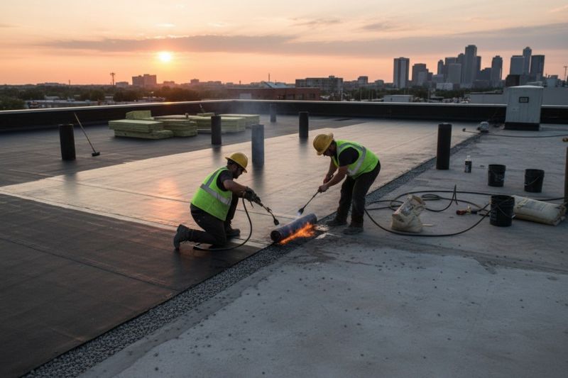 Tar And Chip Installation